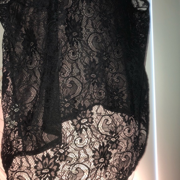 Sheer black rhinestone shirt - Picture 5 of 5